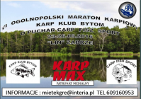 VI Ogólnopolski Maraton Karpiowy Karp Klub Bytom o Puchar Carp Fish Sport -  lista startowa, regulamin i nagrody